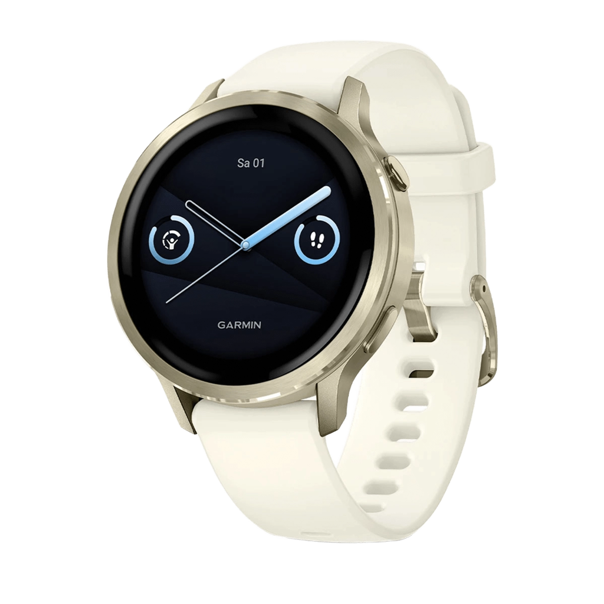 Смарт-часы Garmin Venu 4 41 mm Lunar Gold with Bone Silicone Band (010-03013-00)