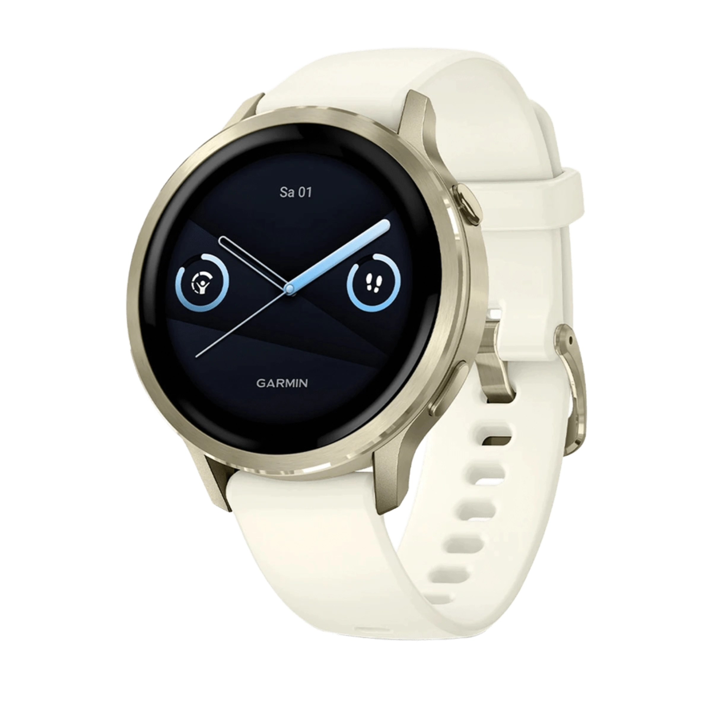 Смарт-часы Garmin Venu 4 41 mm Lunar Gold with Bone Silicone Band (010-03013-00)
