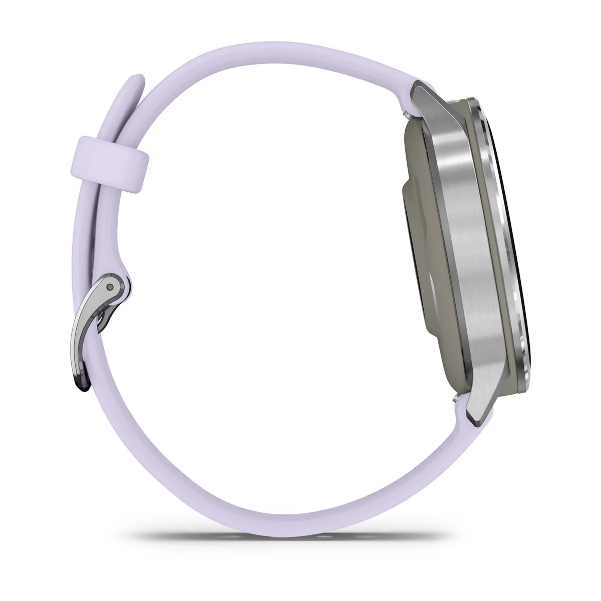 Смарт-годинник Garmin Venu 4 41 mm Silver with Periwinkle Silicone Band (010-03013-01)