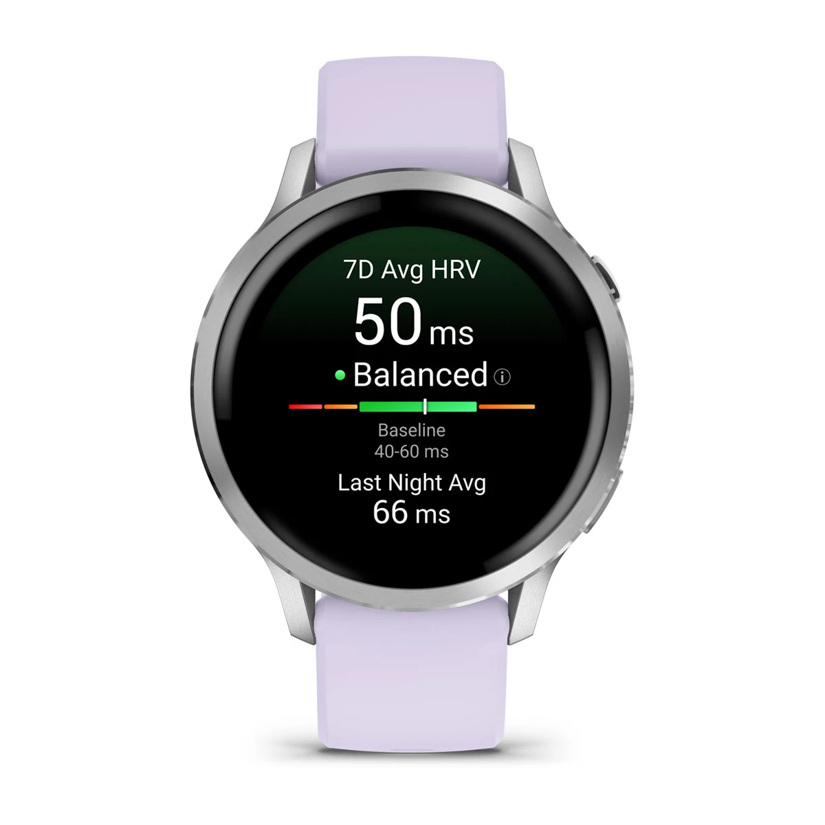 Смарт-годинник Garmin Venu 4 41 mm Silver with Periwinkle Silicone Band (010-03013-01)