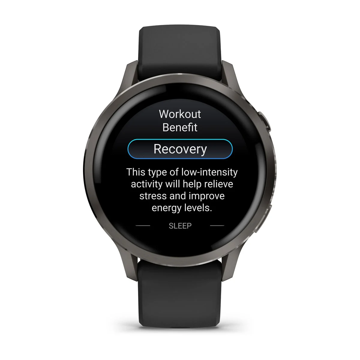 Смарт-часы Garmin Venu 4 41 mm Slate with Black Silicone Band (010-03013-02)