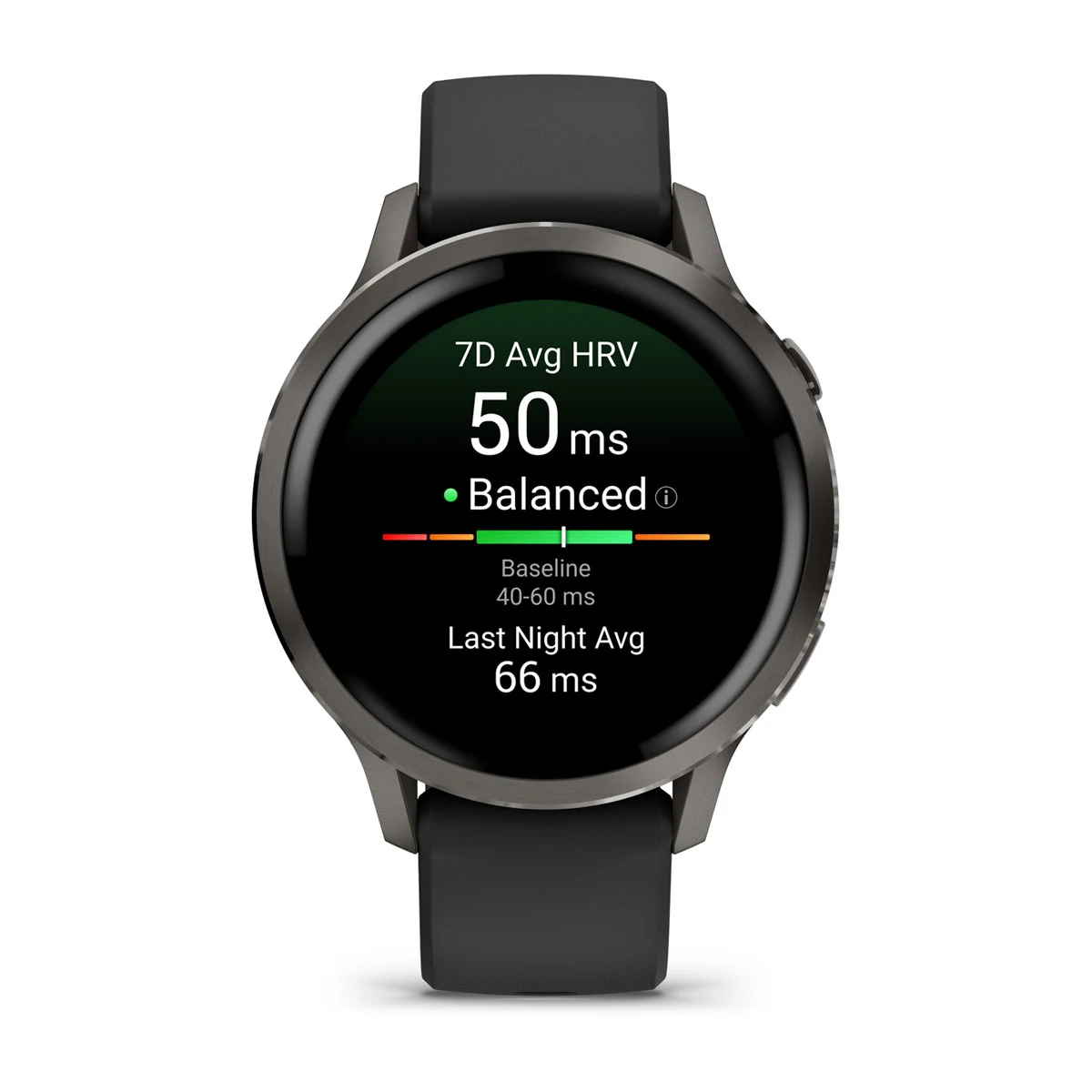 Смарт-часы Garmin Venu 4 41 mm Slate with Black Silicone Band (010-03013-02)