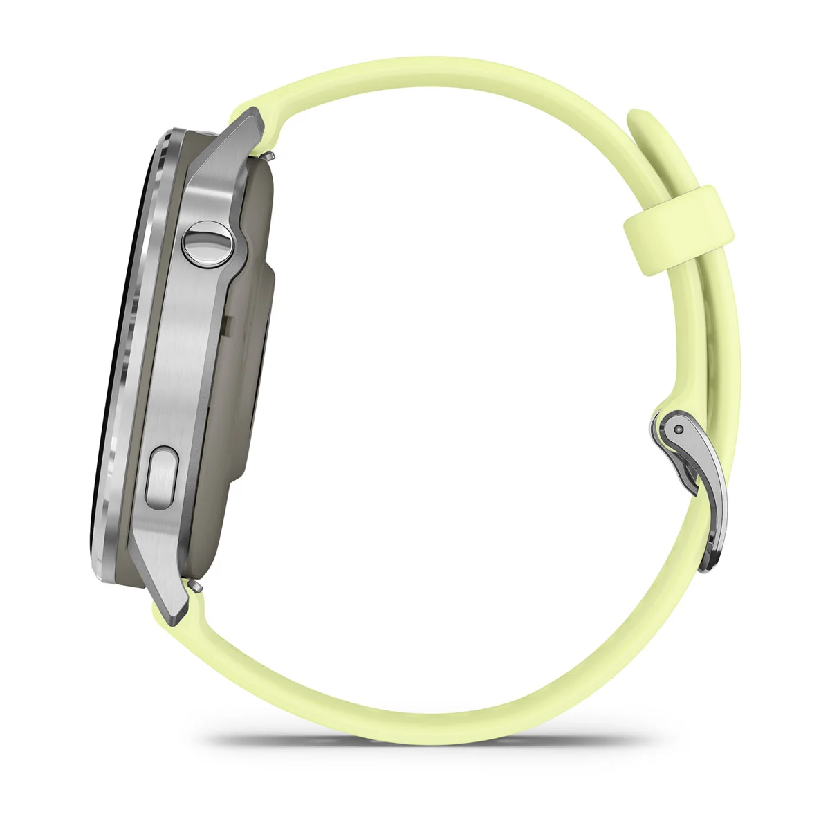 Смарт-годинник Garmin Venu 4 45 mm Silver with Citron Silicone band (010-03014-02)