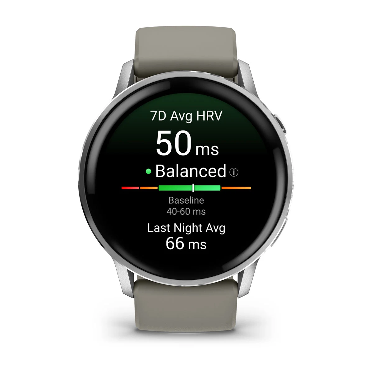 Смарт-часы Garmin Venu 4 45 mm Silver with Silver Gray Silicone Band (010-03014-01)