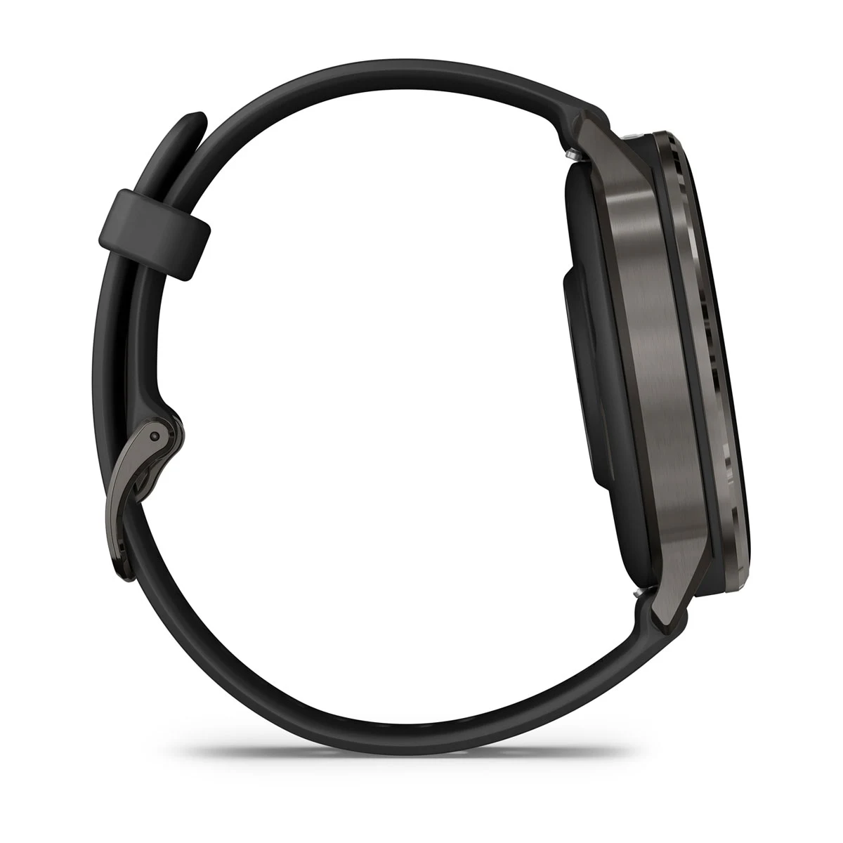 Смарт-годинник Garmin Venu 4 45 mm Slate with Black Silicone Band (010-03014-00)