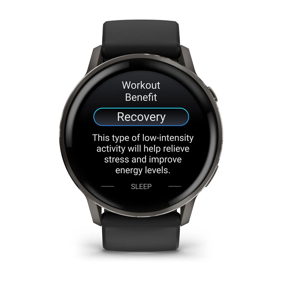Смарт-годинник Garmin Venu 4 45 mm Slate with Black Silicone Band (010-03014-00)
