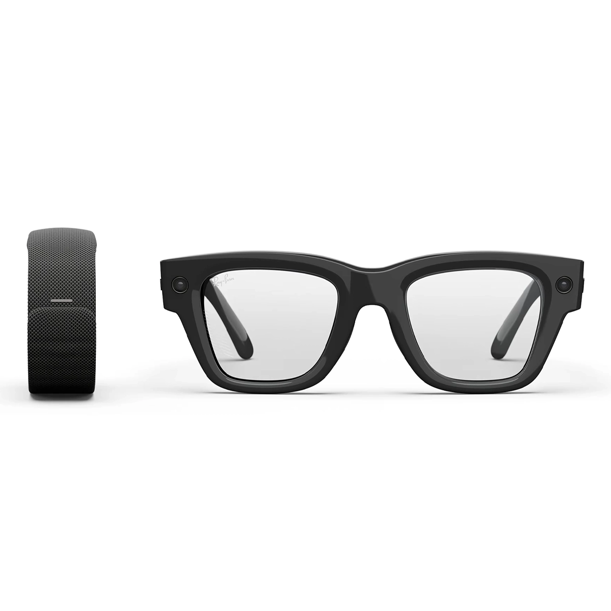 Смарт-окуляри Meta | Ray-Ban Display Glasses with Meta Neural Band [Large, Band Size 2] - Black Frame / Clear to Grey Transitions Lenses (SK-1001156-01)
