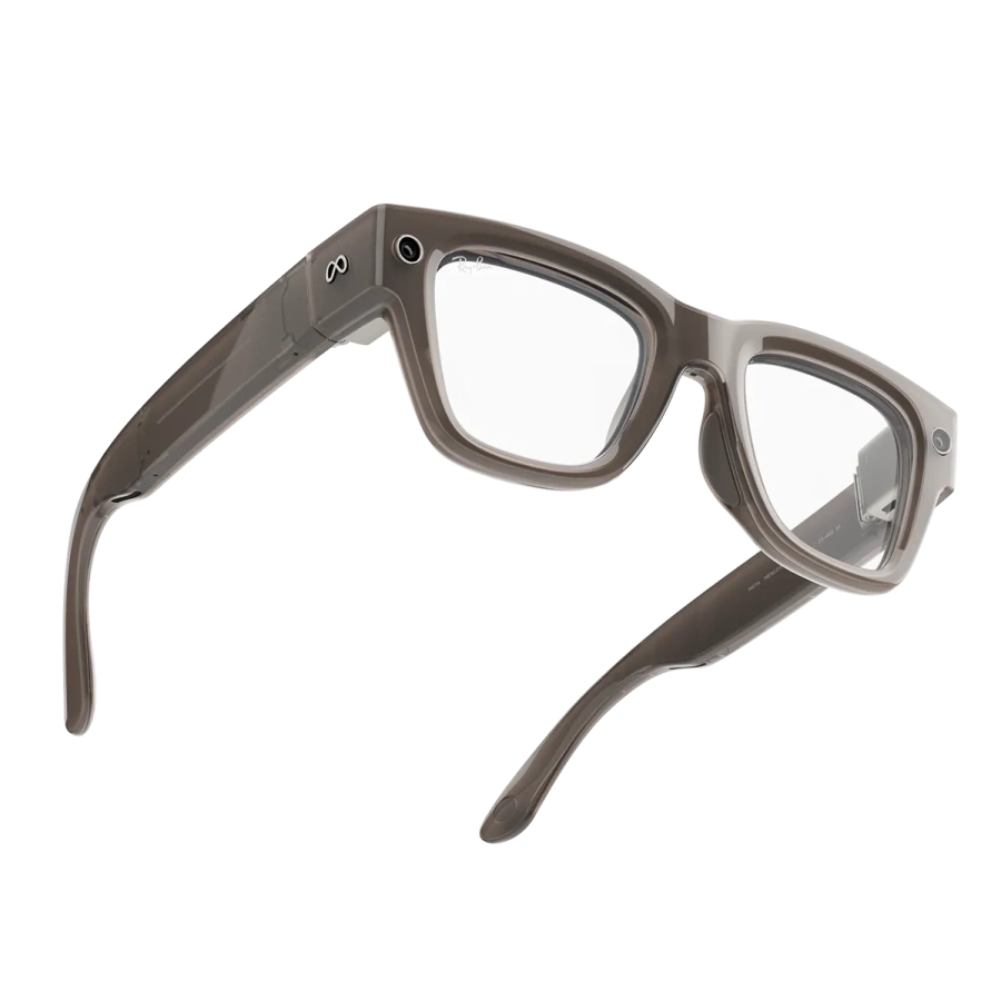 Смарт-очки Meta | Ray-Ban Display Glasses with Meta Neural Band [Large, Band Size 2] - Sand Frame / Clear to Grey Transitions Lenses (SK-1001223-01)
