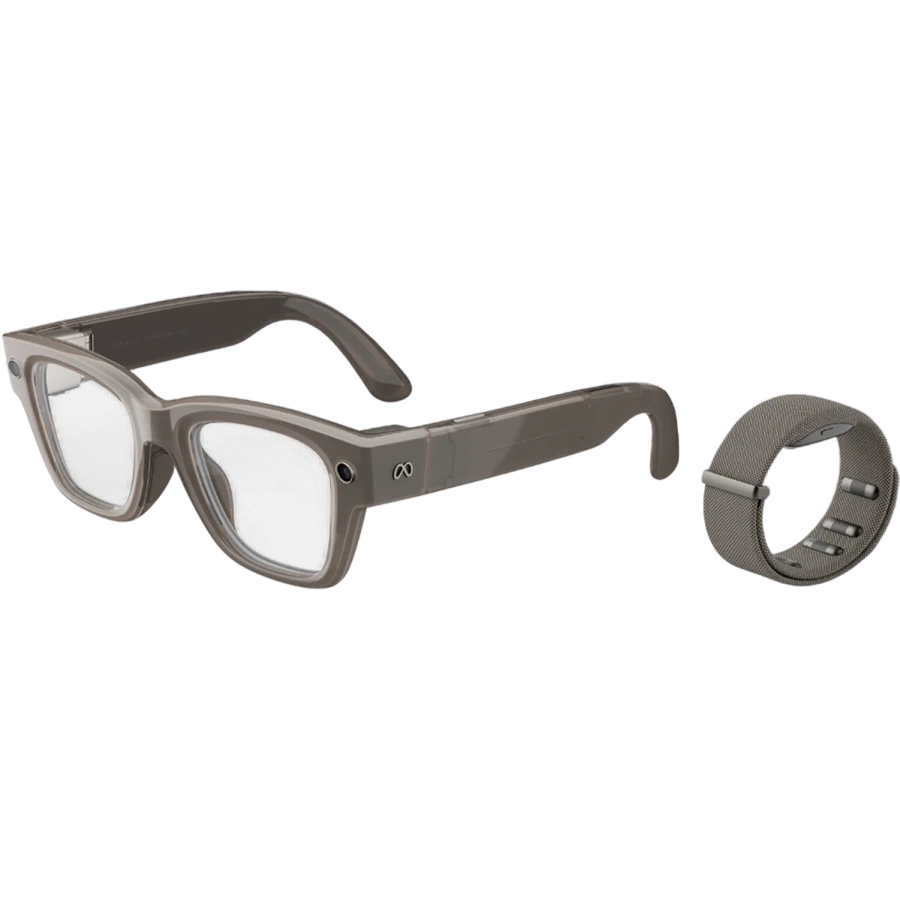 Смарт-очки Meta | Ray-Ban Display Glasses with Meta Neural Band - Sand Frame / Clear to Grey Transitions Lenses