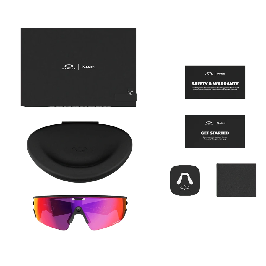 Смарт-очки Oakley | Meta Vanguard - Prizm Road Lens / Black Frame (OW8001-0152)