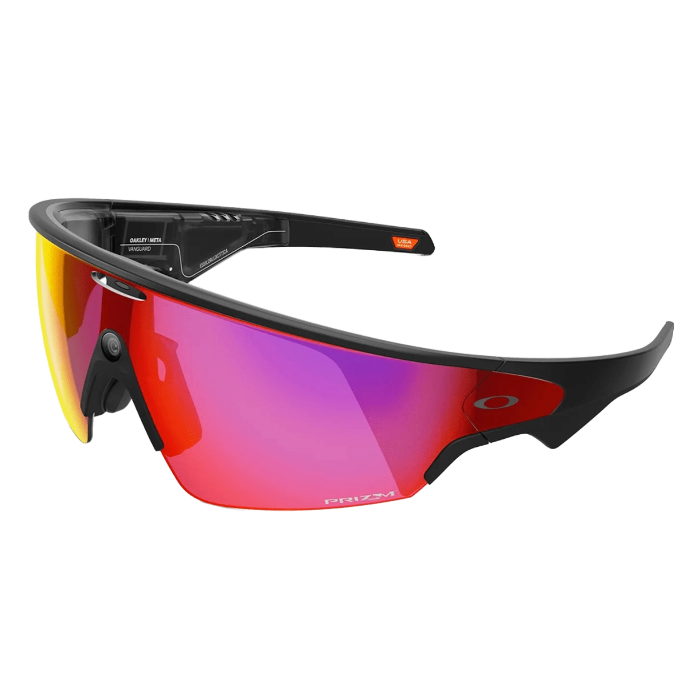 Смарт-очки Oakley | Meta Vanguard - Prizm Road Lens / Black Frame (OW8001-0152)
