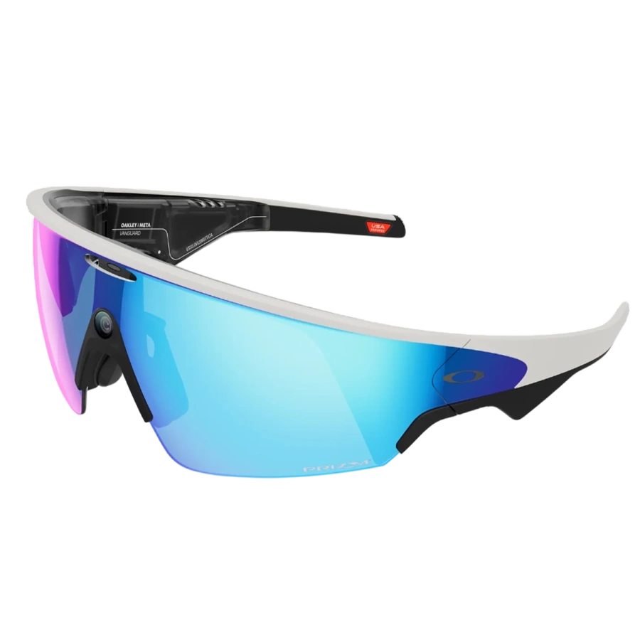 Смарт-очки Oakley | Meta Vanguard - Prizm Sapphire Lens / White Frame (OW8001-0652)