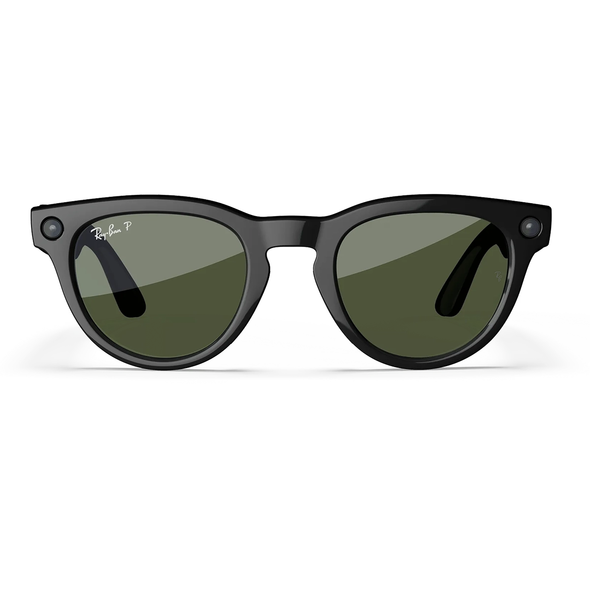 Смарт-очки Ray-Ban | Meta Headliner [Gen 2] Low Bridge Fit Standard Shiny Black Frame / G-15 Green Lenses (RW4013F 601/71 51-23)