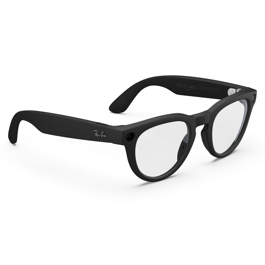 Смарт-окуляри Ray-Ban | Meta Headliner [Gen 2] Standard Matte Black Frame / Clear Lenses (RW4013 601SSB 50-23)