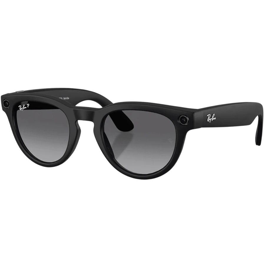 Смарт-окуляри Ray-Ban | Meta Headliner [Gen 2] Standard Matte Black Frame / Gradient Graphite Lenses (RW4013 601ST3 50-23)