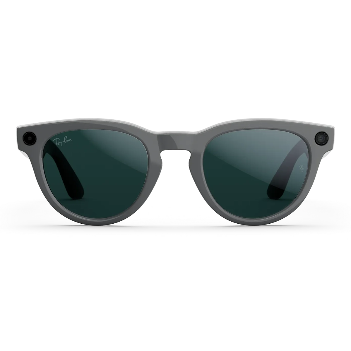 Смарт-очки Ray-Ban | Meta Headliner [Gen 2] Standard Shiny Asteroid Grey Frame / Clear to Emerald Transitions Lenses (RW4013 6702CE 50-23)