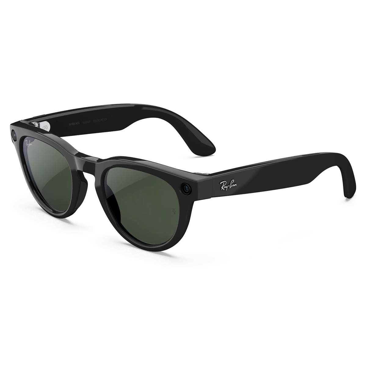 Смарт-очки Ray-Ban | Meta Headliner [Gen 2] Standard Shiny Black Frame / Clear to Graphite Green Transitions Lenses