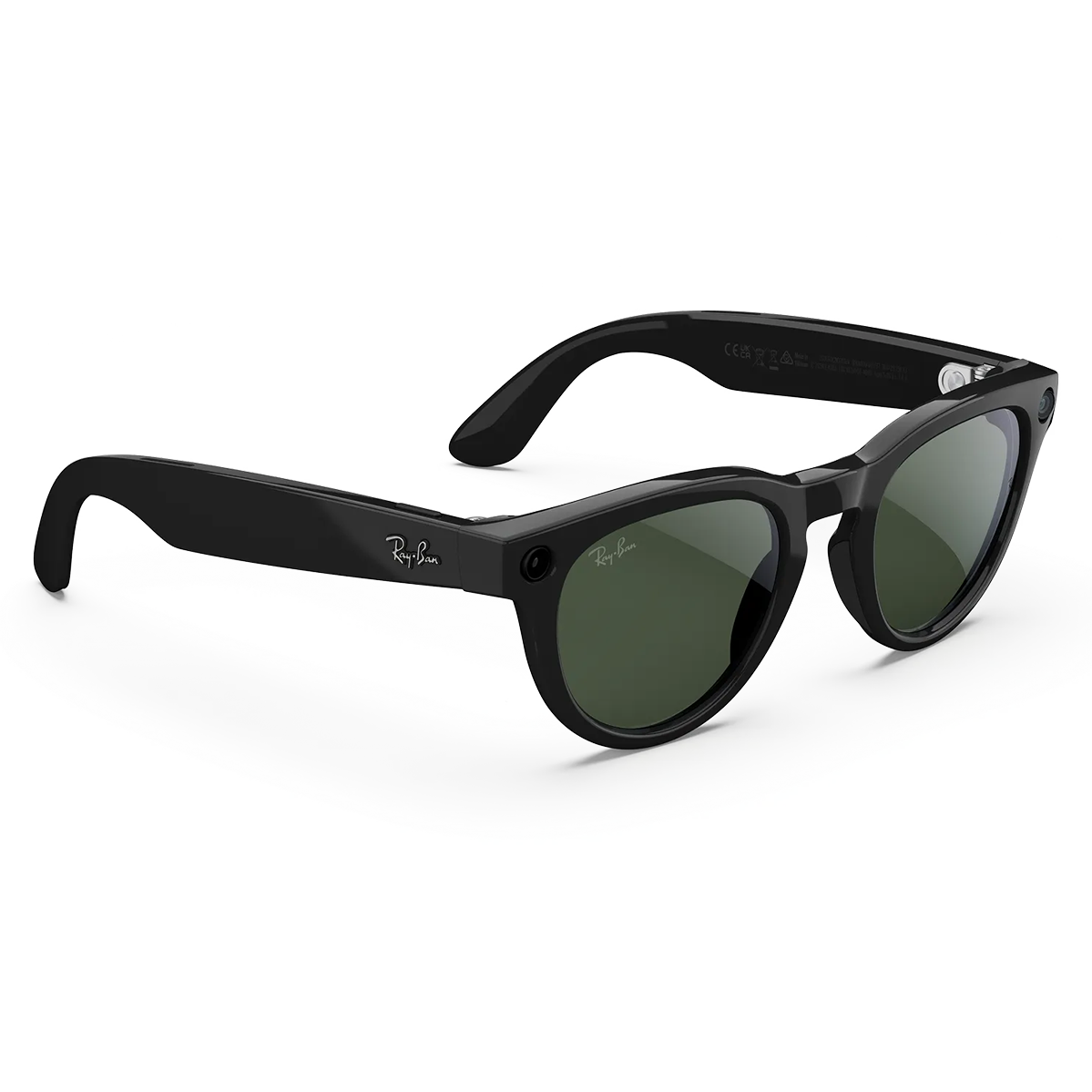 Смарт-очки Ray-Ban | Meta Headliner [Gen 2] Standard Shiny Black Frame / Clear to Graphite Green Transitions Lenses