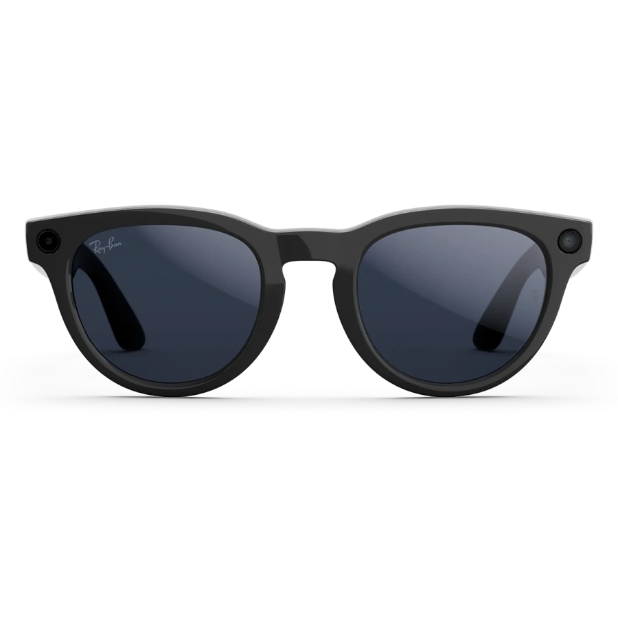 Смарт-окуляри Ray-Ban | Meta Headliner [Gen 2] Standard Shiny Black Frame / Clear to Sapphire Transitions Lenses (RW4013 601/MF 50-23)