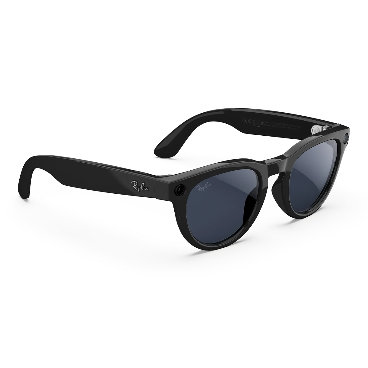Смарт-очки Ray-Ban | Meta Headliner [Gen 2] Standard Shiny Black Frame / Clear to Sapphire Transitions Lenses (RW4013 601/MF 50-23)