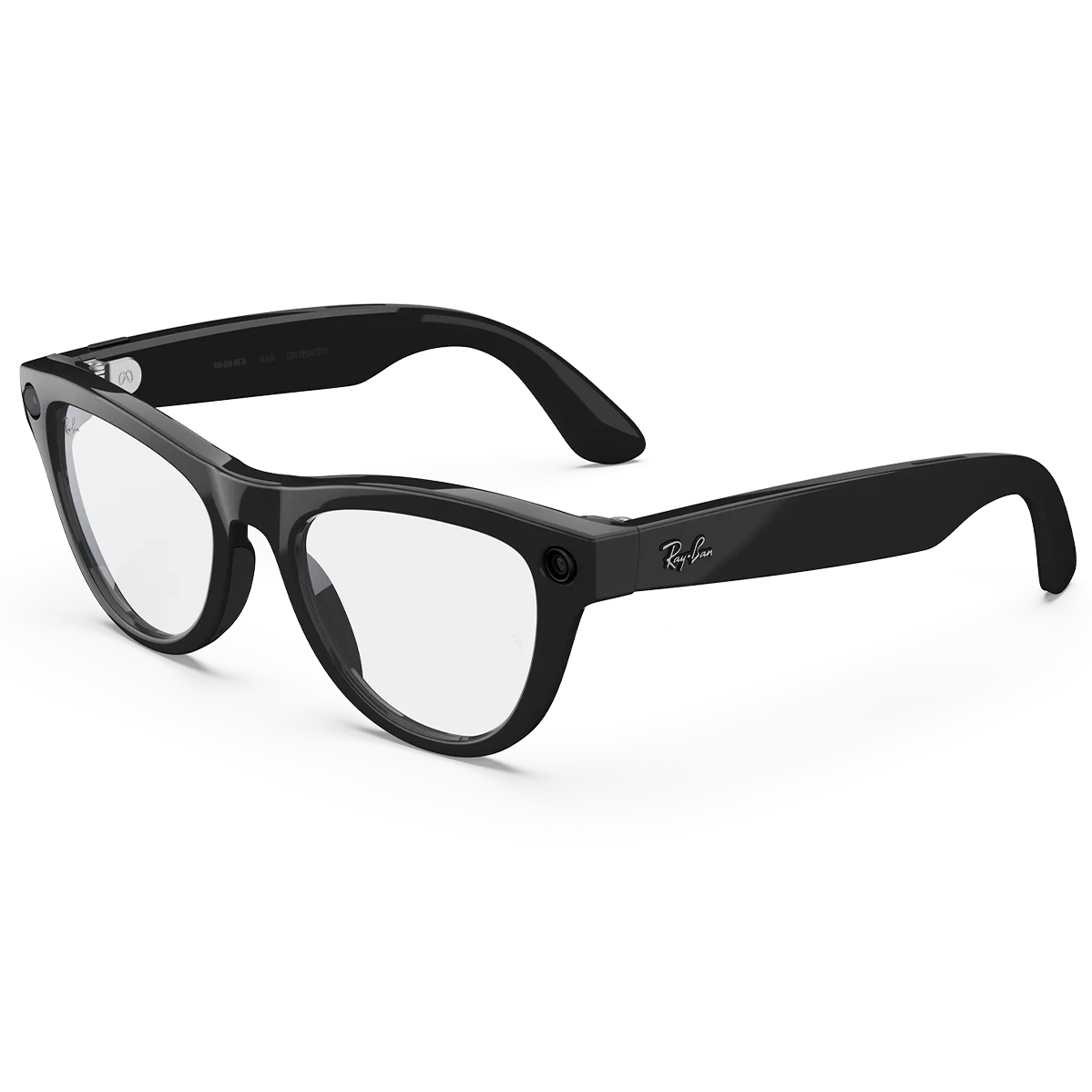 Смарт-очки Ray-Ban | Meta Skyler [Gen 2] Standard Shiny Black Frame / Clear Lenses (RW4014 601/SB 52-20)