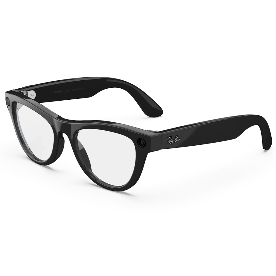 Смарт-окуляри Ray-Ban | Meta Skyler [Gen 2] Standard Shiny Black Frame / Clear Lenses (RW4014 601/SB 52-20)