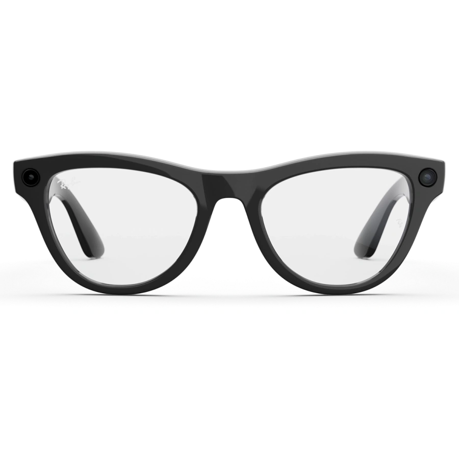 Смарт-окуляри Ray-Ban | Meta Skyler [Gen 2] Standard Shiny Black Frame / Clear Lenses (RW4014 601/SB 52-20)