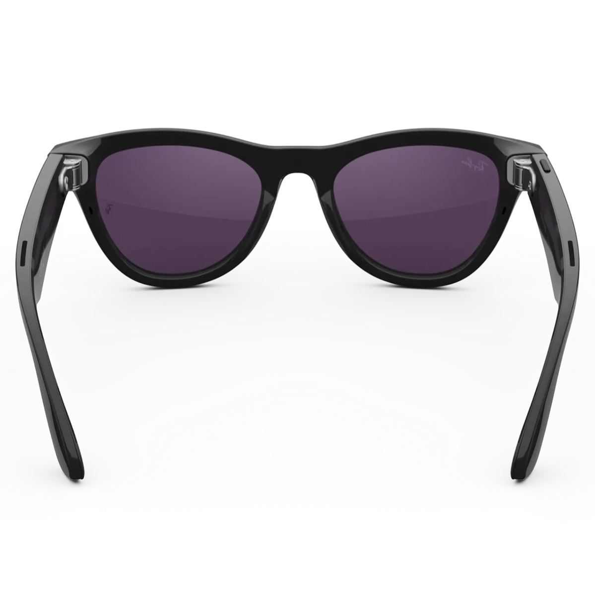 Смарт-очки Ray-Ban | Meta Skyler [Gen 2] Standard Shiny Black Frame / Clear to Amethyst Transitions Lenses (RW4014 601/CH 52-20)