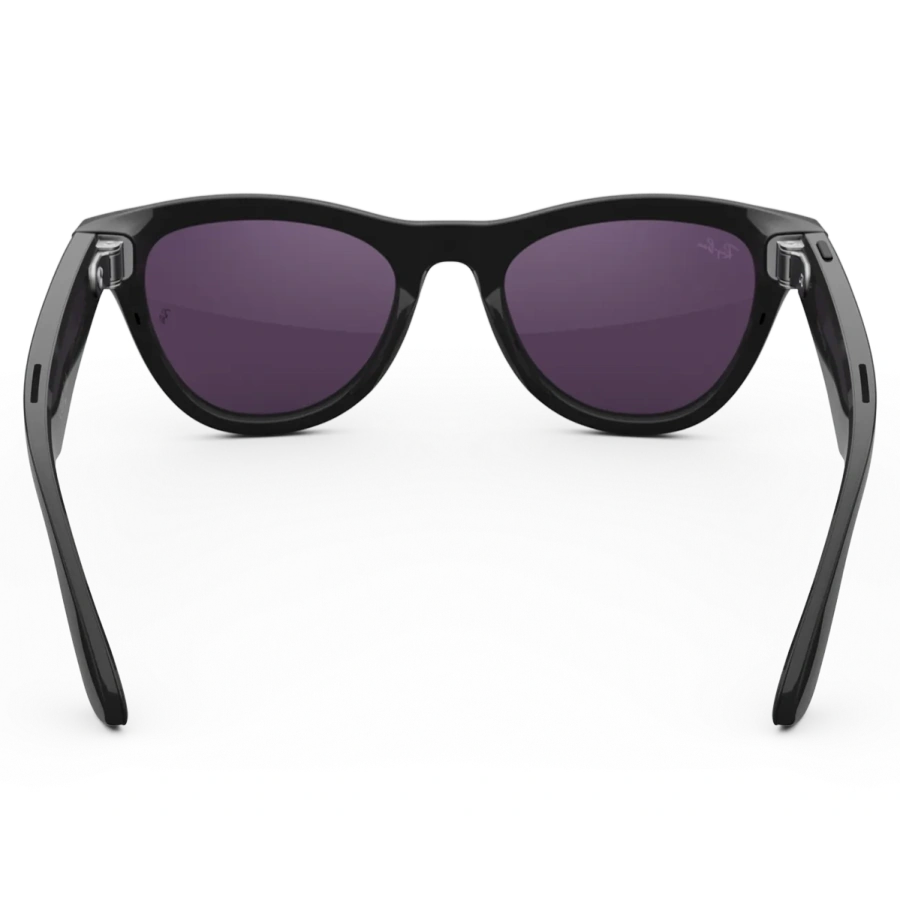 Смарт-окуляри Ray-Ban | Meta Skyler [Gen 2] Standard Shiny Black Frame / Clear to Amethyst Transitions Lenses (RW4014 601/CH 52-20)