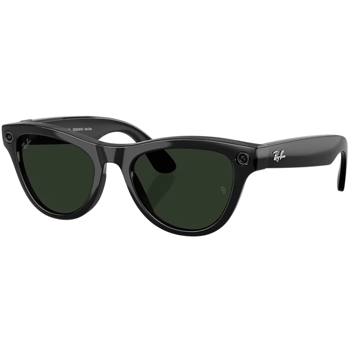 Смарт-очки Ray-Ban | Meta Skyler [Gen 2] Standard Shiny Black Frame / Clear to Graphite Green Transitions Lenses (RW4014 601/1M 52-20)