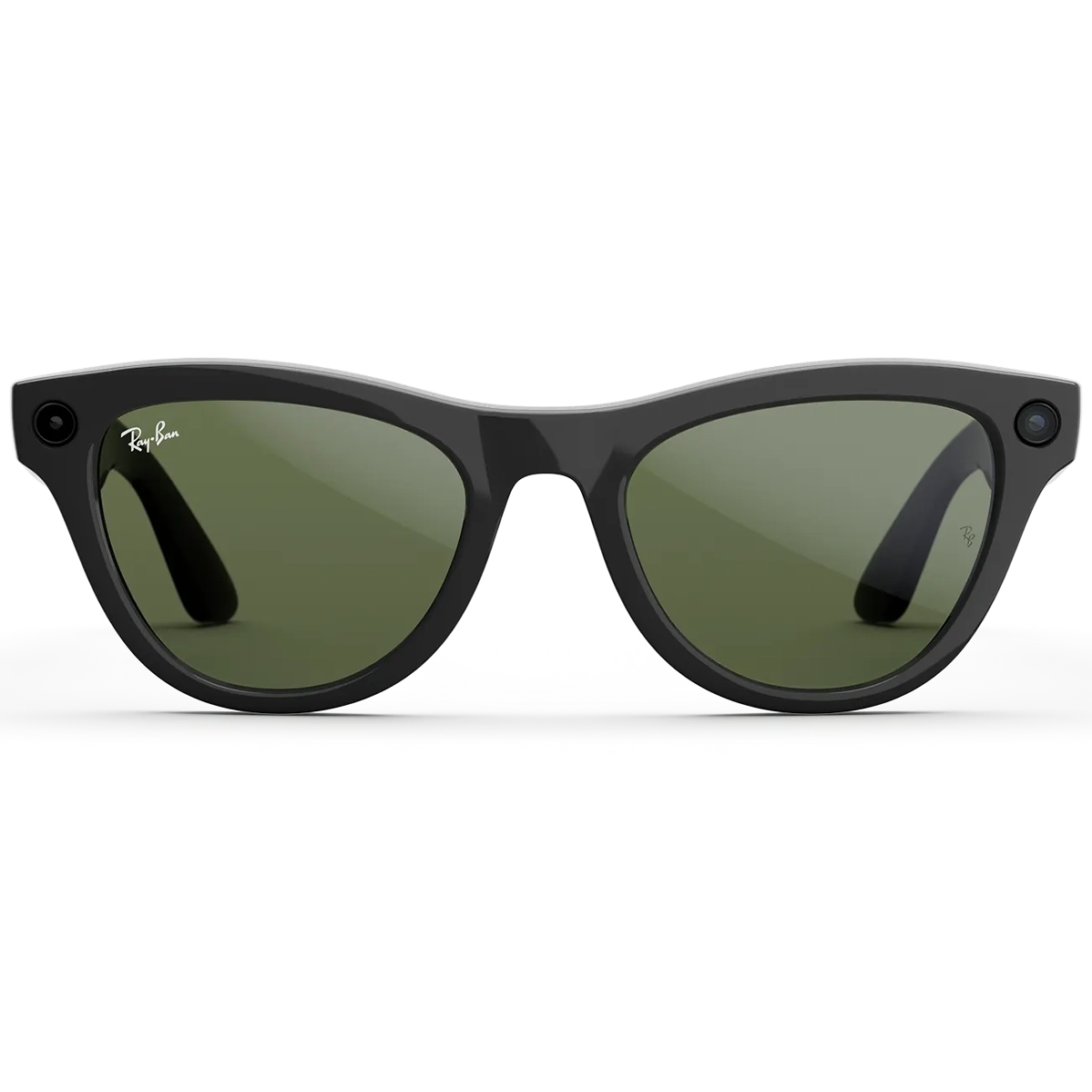 Смарт-очки Ray-Ban | Meta Skyler [Gen 2] Standard Shiny Black Frame / G-15 Green Lenses (RW4014 601/71 52-20)