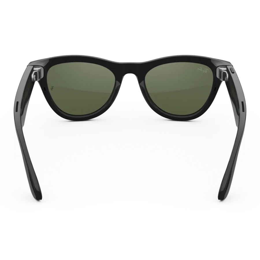 Смарт-окуляри Ray-Ban | Meta Skyler [Gen 2] Standard Shiny Black Frame / G-15 Green Lenses (RW4014 601/71 52-20)