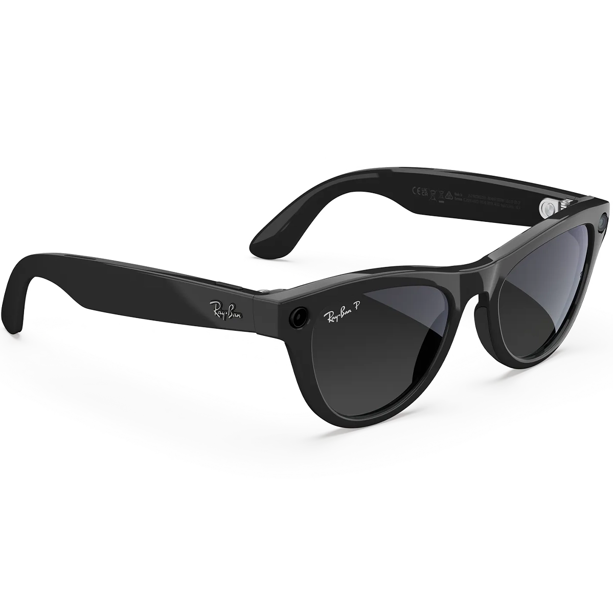 Смарт-очки Ray-Ban | Meta Skyler [Gen 2] Standard Shiny Black Frame / Gradient Graphite Lenses (RW4014 601/T3 52-20)