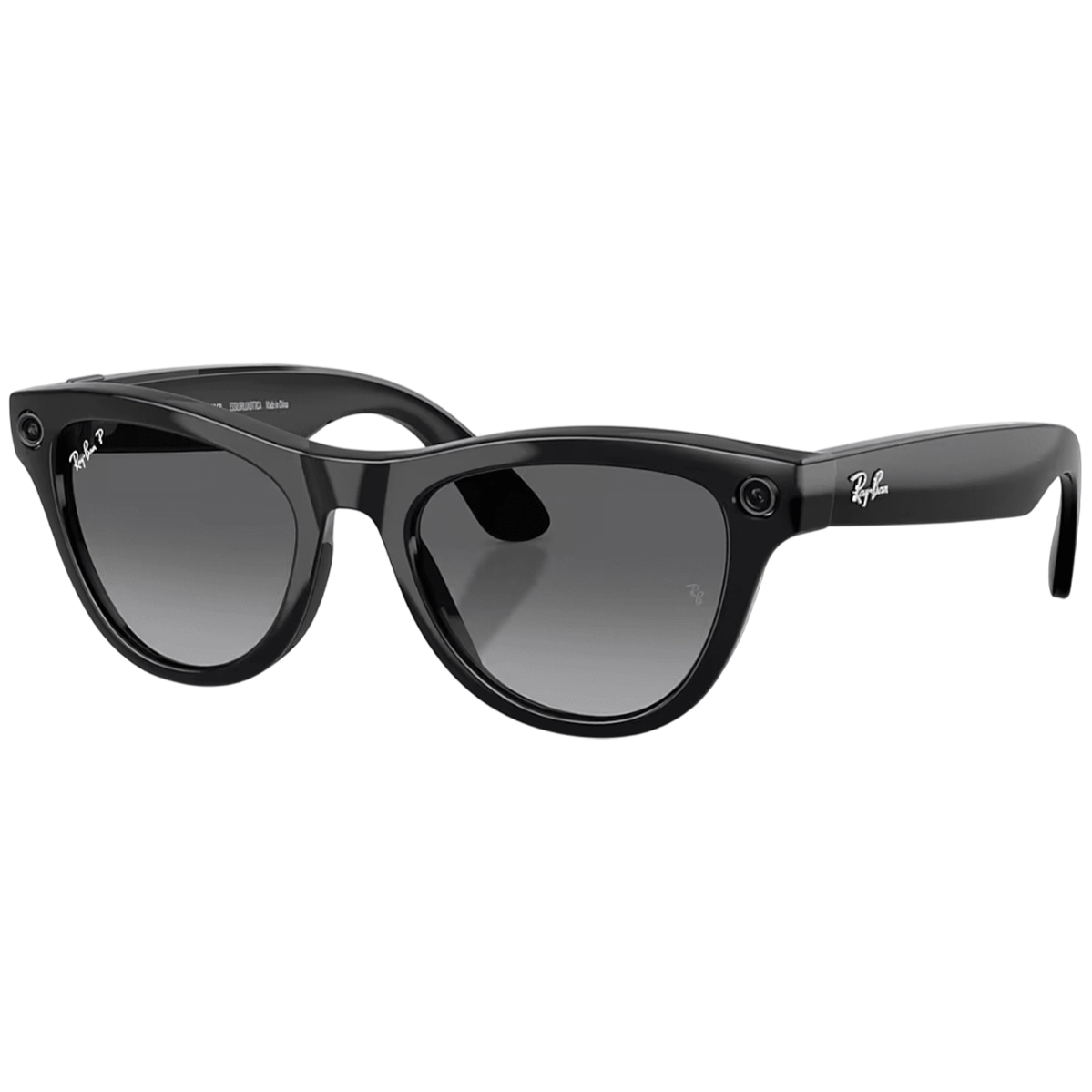 Смарт-очки Ray-Ban | Meta Skyler [Gen 2] Standard Shiny Black Frame / Gradient Graphite Lenses (RW4014 601/T3 52-20)