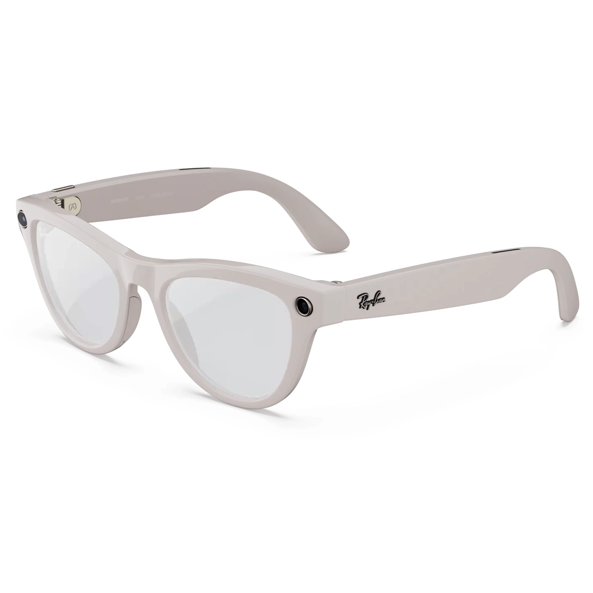 Смарт-очки Ray-Ban | Meta Skyler [Gen 2] Standard Shiny Chalky Gray Frame / Clear to Sapphire Transitions Lenses (RW4014 6700MF 52-20)