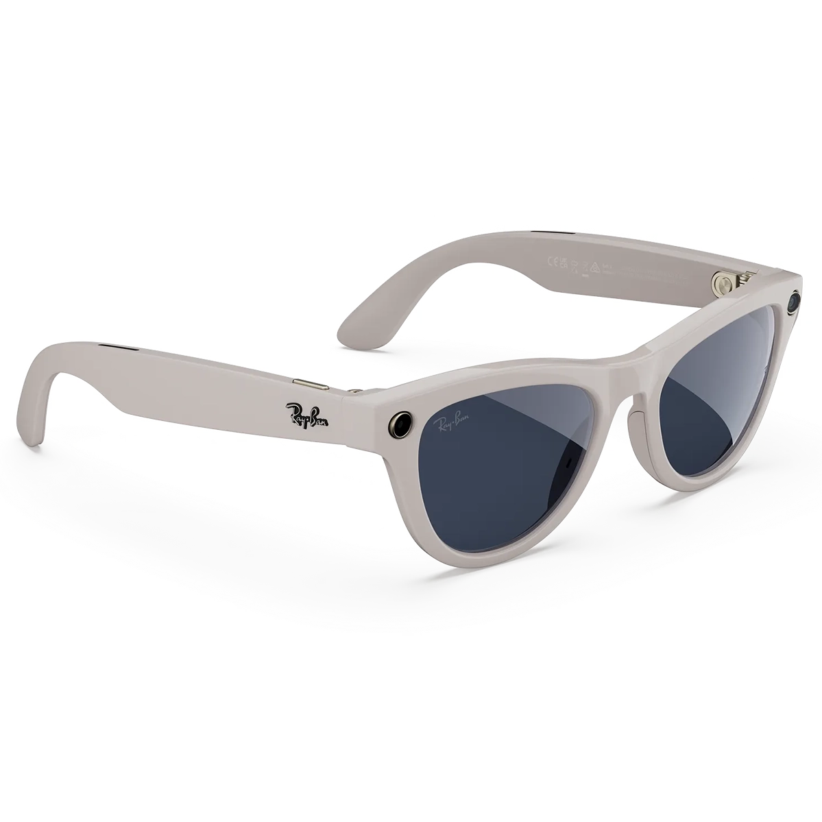 Смарт-очки Ray-Ban | Meta Skyler [Gen 2] Standard Shiny Chalky Gray Frame / Clear to Sapphire Transitions Lenses (RW4014 6700MF 52-20)
