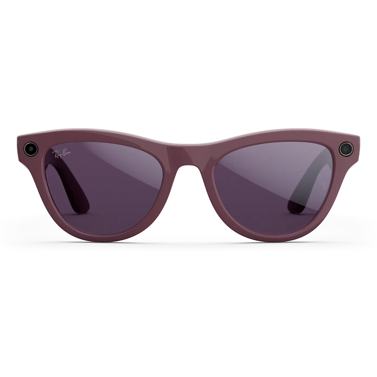 Смарт-очки Ray-Ban | Meta Skyler [Gen 2] Standard Shiny Mystic Violet Frame / Clear to Amethyst Transitions Lenses (RW4014 6701CH 52-20)