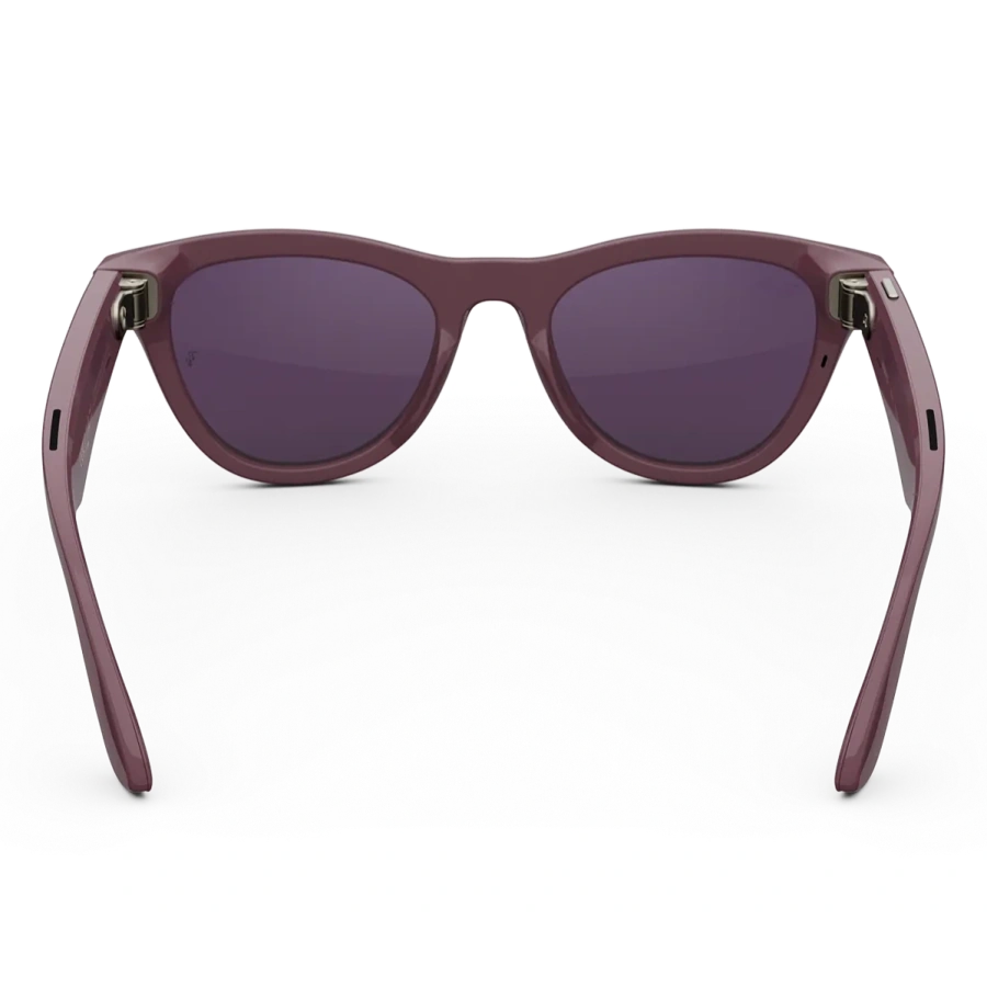 Смарт-окуляри Ray-Ban | Meta Skyler [Gen 2] Standard Shiny Mystic Violet Frame / Clear to Amethyst Transitions Lenses (RW4014 6701CH 52-20)