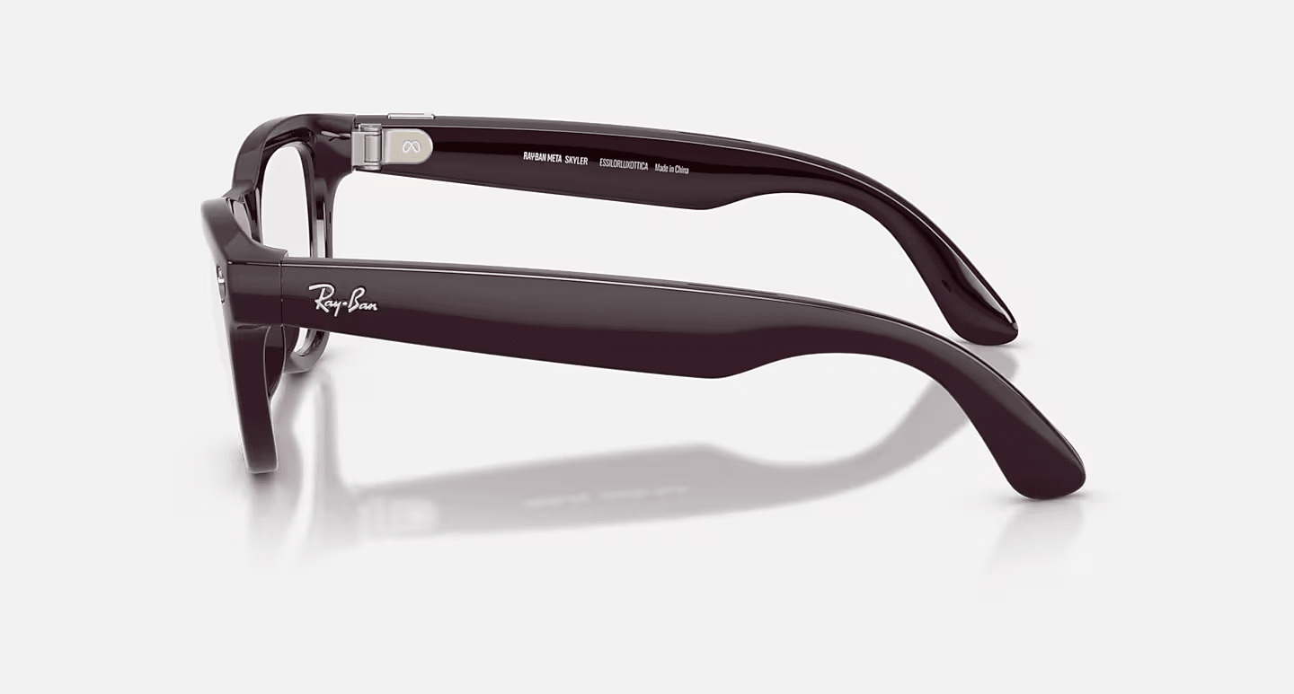 Смарт-очки Ray-Ban | Meta Skyler [Gen 2] Standard Shiny Mystic Violet Frame / Clear to Amethyst Transitions Lenses (RW4014 6701CH 52-20)