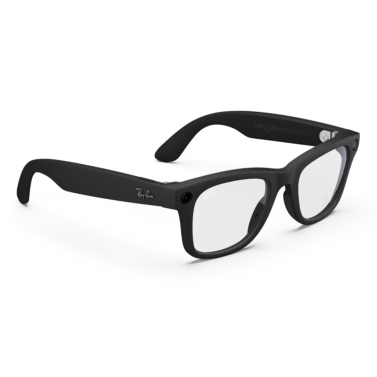 Смарт-окуляри Ray-Ban | Meta Wayfarer [Gen 2] Large Matte Black Frame / Clear Lenses (RW4012 601SSB 53-22)
