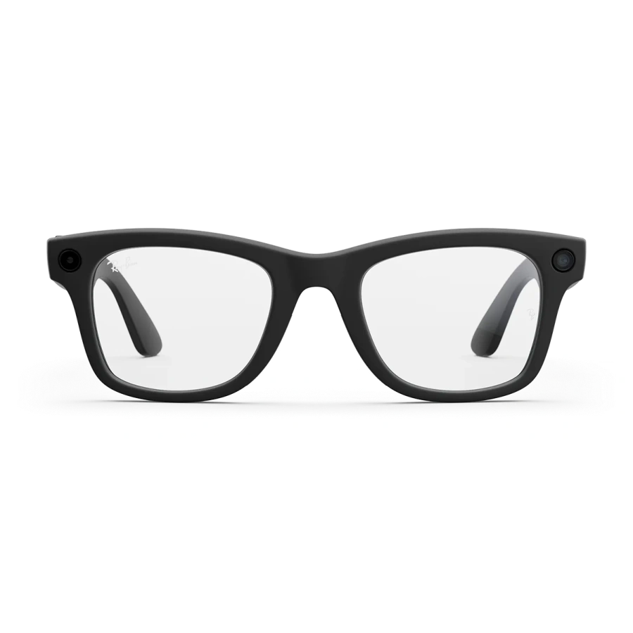 Смарт-очки Ray-Ban | Meta Wayfarer [Gen 2] Large Matte Black Frame / Clear Lenses (RW4012 601SSB 53-22)