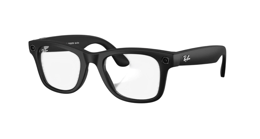 Смарт-очки Ray-Ban | Meta Wayfarer [Gen 2] Large Matte Black Frame / Clear Lenses (RW4012 601SSB 53-22)