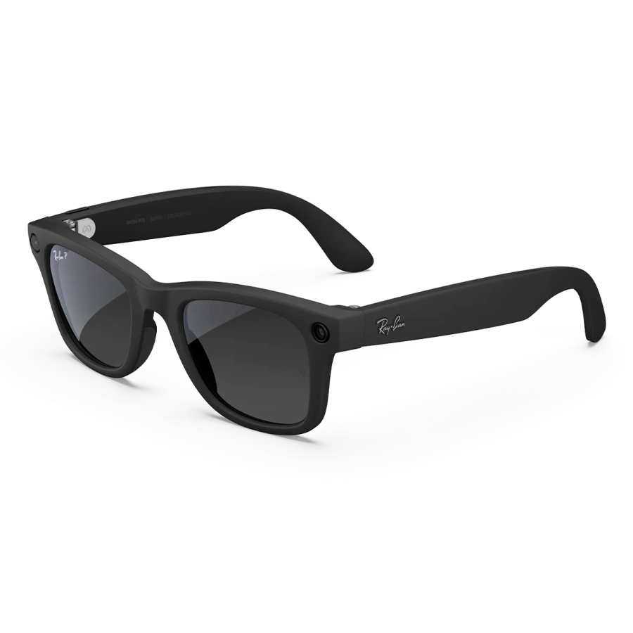 Смарт-очки Ray-Ban | Meta Wayfarer [Gen 2] Large Matte Black Frame / Gradient Graphite Lenses (RW4012 601ST3 53-22)