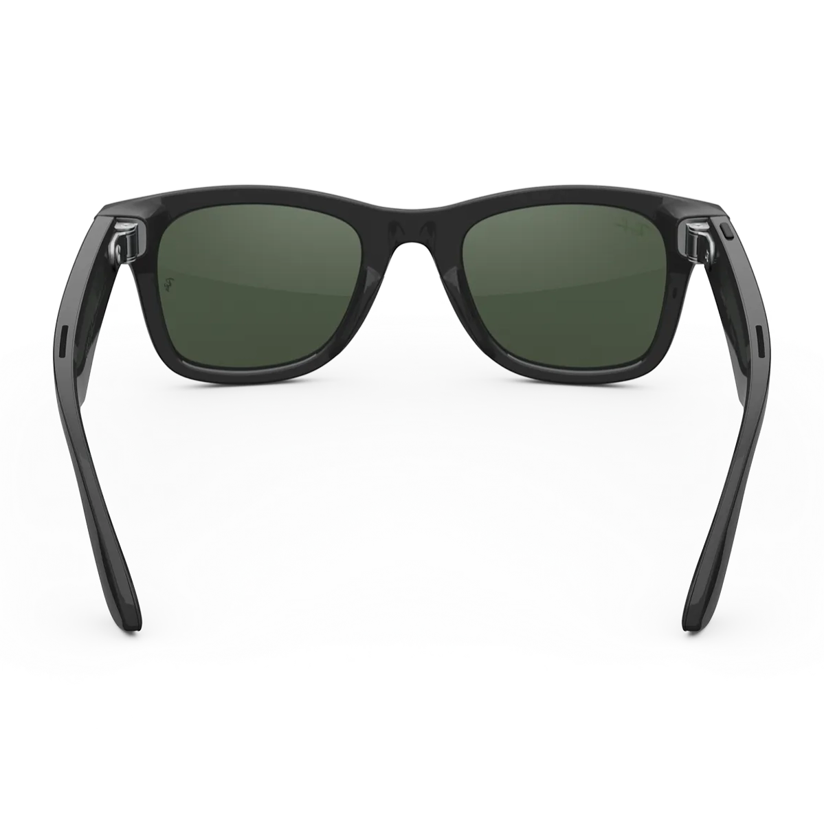 Смарт-очки Ray-Ban | Meta Wayfarer [Gen 2] Large Shiny Black Frame / Clear to Graphite Green Transitions Lenses (RW4012 601/1M 53-22)