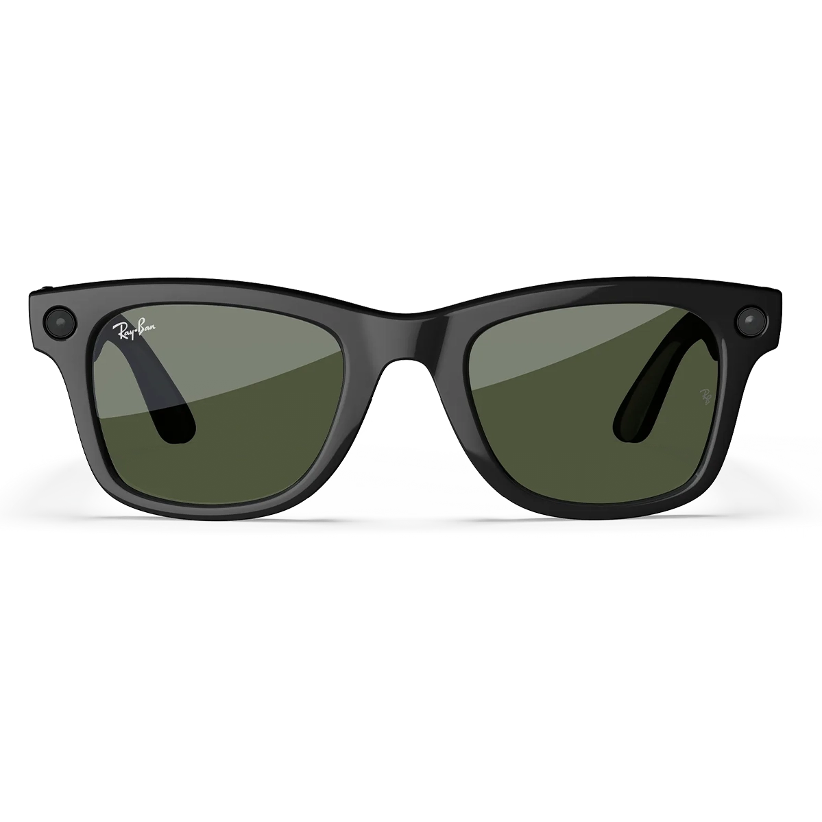 Смарт-окуляри Ray-Ban | Meta Wayfarer [Gen 2] Large Shiny Black Frame / G-15 Green Lenses (RW4012 601/71 53-22)