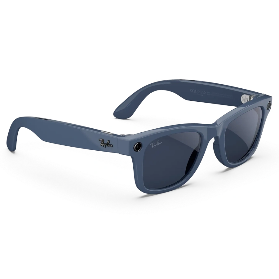 Смарт-очки Ray-Ban | Meta Wayfarer [Gen 2] Large Shiny Cosmic Blue Frame / Clear to Sapphire Transitions Lenses