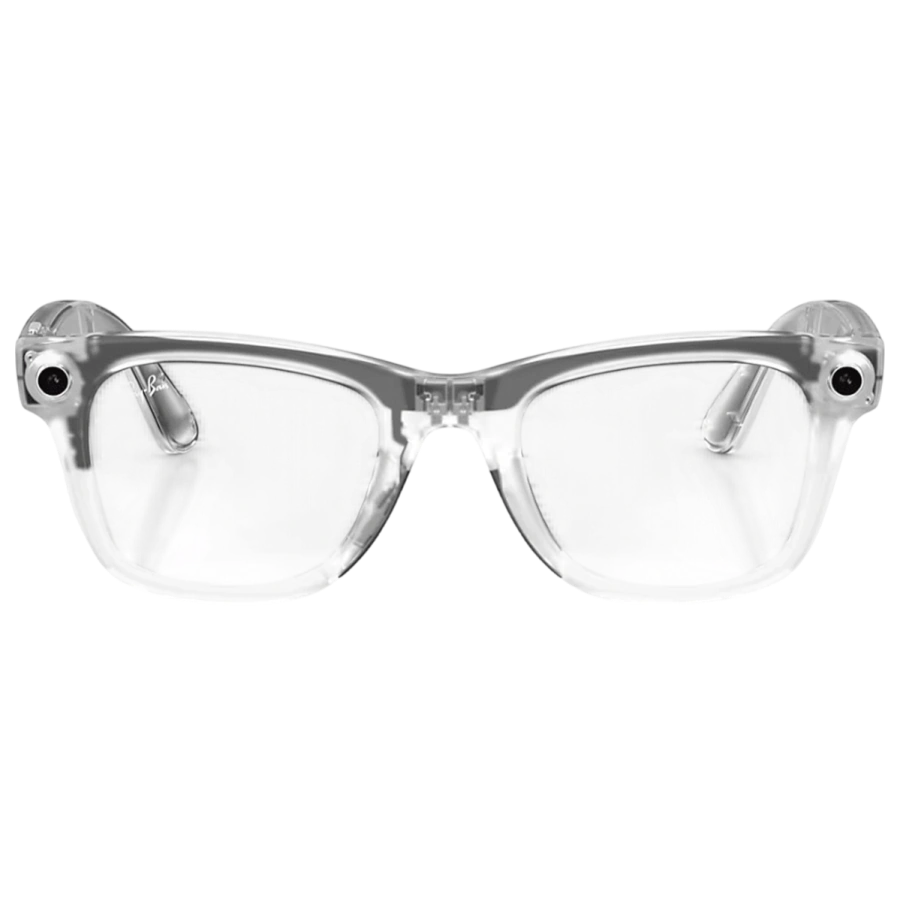 Смарт-очки Ray-Ban | Meta Wayfarer [Gen 2] LIMITED EDITION Standard Matte Transparent Frame / Clear/Ruby Transitions Lenses (RW4012 6770MI 50-22)