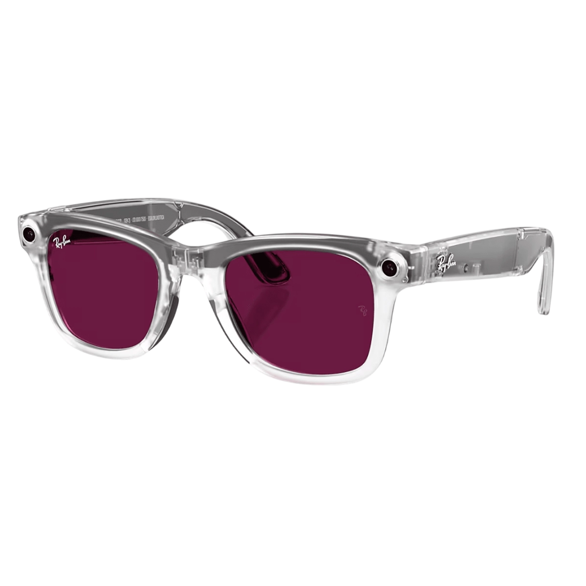 Смарт-окуляри Ray-Ban | Meta Wayfarer [Gen 2] LIMITED EDITION Standard Matte Transparent Frame / Clear/Ruby Transitions Lenses (RW4012 6770MI 50-22)