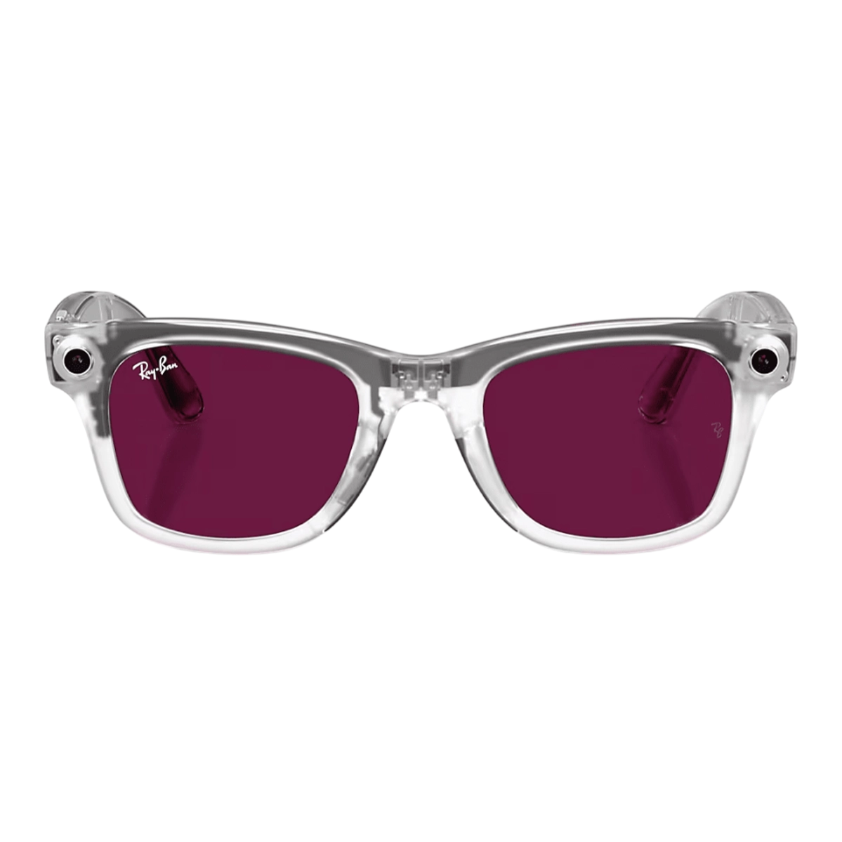 Смарт-окуляри Ray-Ban | Meta Wayfarer [Gen 2] LIMITED EDITION Standard Matte Transparent Frame / Clear/Ruby Transitions Lenses (RW4012 6770MI 50-22)