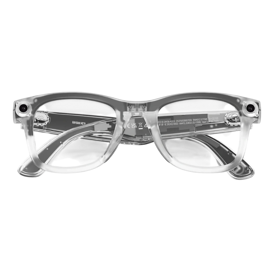 Смарт-очки Ray-Ban | Meta Wayfarer [Gen 2] LIMITED EDITION Standard Matte Transparent Frame / Clear/Ruby Transitions Lenses (RW4012 6770MI 50-22)